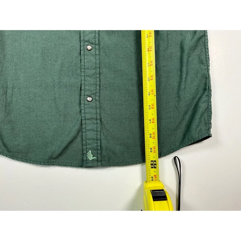 Cody James Boys' Forest Green Cotton Long Sleeve Snap Button Shirt Size Large
